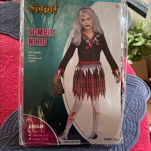 Spirit Zombie Nerd Costume with Red and Black Plaid